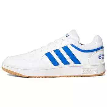 Adidas Hoops 3.0 Low White Royal Blue Мужские кроссовки Cloud-White Gum GY5435 40