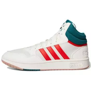 Adidas Hoops 3.0 Mid White Vivid Red Мужские кроссовки Cloud-White Legacy-Teal GZ3811 46