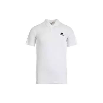Adidas HRDY Tennis Training Дышащая рубашка поло с коротким рукавом Мужские топы Белые GL5813 XL