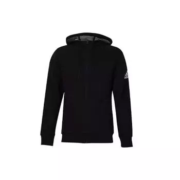 Adidas HTT DS Box Knit Тренировочная куртка с капюшоном Мужская верхняя одежда Черный DM7575