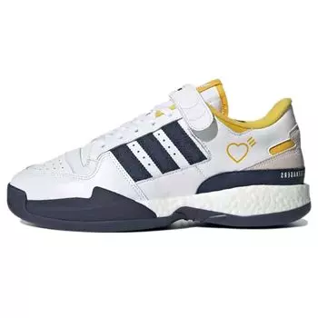 Adidas Human Made x Forum Low Hazy Yellow Navy Мужские кроссовки White Cloud-White Collegiate-Navy S42975 40