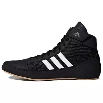 Adidas HVC 2 Черно-белые мужские кроссовки Основной черный Облачно-белый Железный металлик AQ3325 45