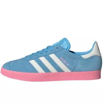 Adidas Интер Майами CF x Gazelle Третий комплект Мужские кроссовки Синий Полусиний-взрыв Белый оттенок JR4178 40