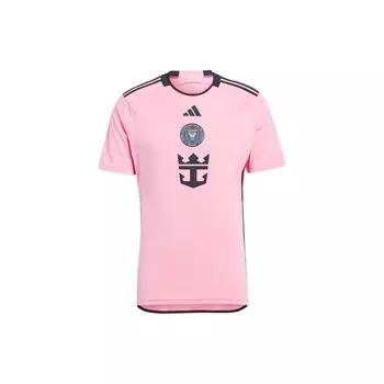 Adidas Inter Miami CF 24/25 Домашняя майка с узорным принтом Мужские топы розовые IU0190 L