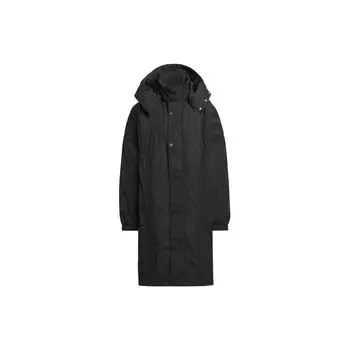 Adidas Ivy Park X Originals FW23 Однотонная повседневная парка с длинными рукавами унисекс Верхняя одежда Черный IK9606 XL