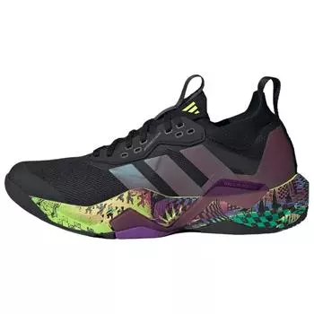 adidas Jeremy Scott x Rapidmove ADV 2 Pride Мужские кроссовки Черный Основной-черный Аврора-металлик JR6401 39