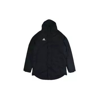 Adidas Jkt18 Standard Parka Zipper теплая хлопковая куртка зимняя мужская куртка черная BQ6594 XS