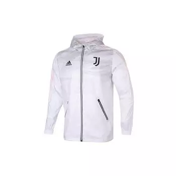Adidas Juventus Футбольная спортивная куртка с капюшоном Мужская верхняя одежда Белый GQ2537 M