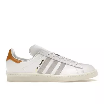Adidas Kith x Campus 80s Classics Program — Мужские кроссовки Mango White Footwear-White Off-White IE4805 40