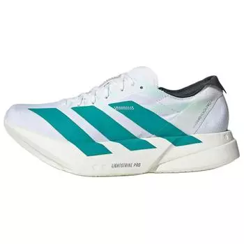 Adidas Кроссовки Adizero Adios Pro 4 Белый Чисто-бирюзовый Женские Облачно-белый Карбон JR1247 38