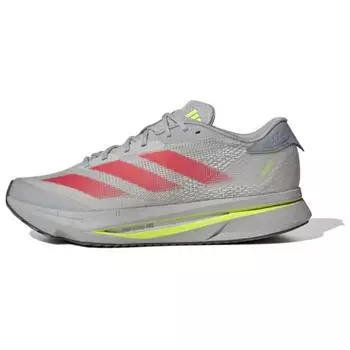 Кроссовки унисекс adidas Adizero SL2 Ekiden Pack серые серо-двухцветные ярко-красные IH8193 40