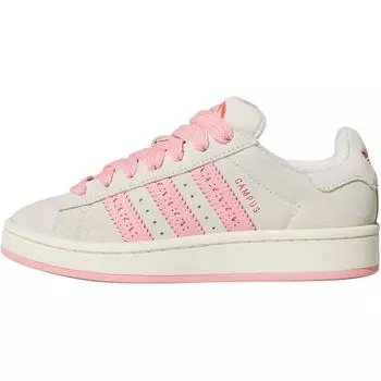 Adidas Кроссовки Campus 00s J Cream Semi Pink Spark Kids кремово-белые ярко-красные JS3522 36
