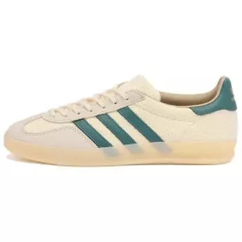 Adidas Кроссовки Gazelle Indoor кремово-белые, б/у, бирюзовые, мужские, чудо-белые JR3837 40