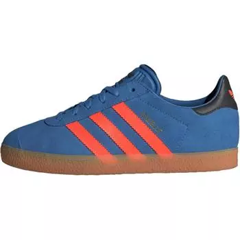 Adidas Кроссовки Gazelle J Focus Blue Solar Orange для детей Core-Black JP7124 35
