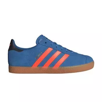 Adidas Кроссовки Gazelle J Focus Blue Solar Orange для детей Core-Black JP7124 36