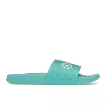 Adidas Кроссовки Mercedes-AMG Petronas Formula One Team x Adilette Comfort Slide Semi Mint Rush Unisex цвета Teal Cloud-White JR1071 46