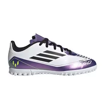 Adidas Кроссовки Messi Adizero F50 Club TF K Triunfo Estelar Pack для детей Фиолетовый Облако-Белый Ядро-Черный IE9090 35
