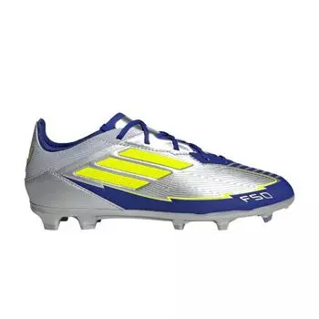 Adidas Кроссовки Messi Adizero F50 Elite FG K La Vida Rapida Pack для детей, серебристые, серебристо-металлические, солнечно-желтые IH0921 36