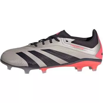 Adidas Кроссовки Predator 24 Elite FG K Vivid Horizon Pack для детей серые платиновые-металлические Aurora-черные IF6361 38