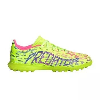 Adidas Кроссовки Predator 24 League TF K Mystic Victory Pack для детей, зеленые, прозрачно-лимонные, синие, фьюжн ID3799 38