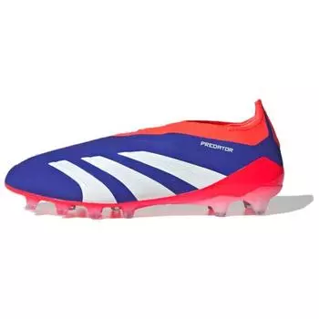 Adidas Кроссовки Predator Elite Laceless AG Advancement Pack Unisex, синие, прозрачно-голубые, облачно-белые IF6430 45