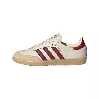 Adidas Кроссовки Samba OG J Чудо Белый Теневой Красный Детские Крем Резина JQ8554 36