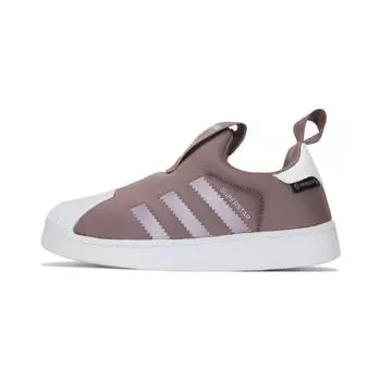 Adidas Кроссовки Superstar 360 C Wonder Oxide Kids, серые матовые, фиолетовые, металлик, белые GY9178 35