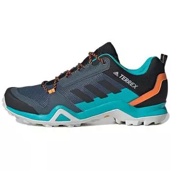 Adidas Кроссовки Terrex AX3 Legacy Blue для мужчин, основной черный/сигнальный оранжевый, FV6852 41