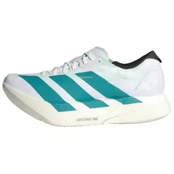 Adidas Кроссовки унисекс Adizero Adios Pro 4 Белый Чисто-бирюзовый Облачно-белый Карбон JR1267 40
