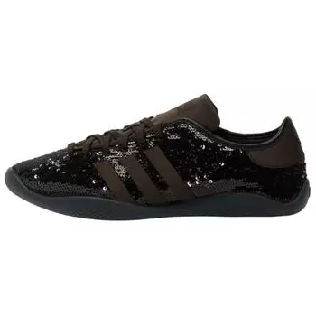 Adidas Кроссовки Wales Bonner x Karintha Brown Sequins Unisex, черные, серебристо-черные, металлик JR0259 37