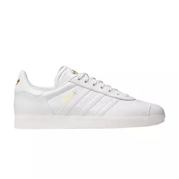 Adidas Кроссовки женские Gazelle Crystal White золотисто-металлические BY9354 36