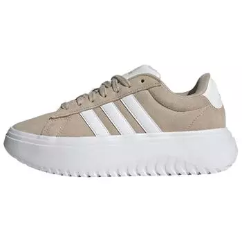 Adidas Кроссовки женские Grand Court Platform Wonder бежевые кремовые облачно-белые IH2408 38