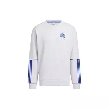 Adidas Круглый вырез Повседневный удобный свитшот Мужской свитшот Белый JE3473 S