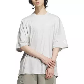 Adidas Круглый вырез Удобная дышащая футболка с коротким рукавом Мужские топы Белый JL9954 XXL