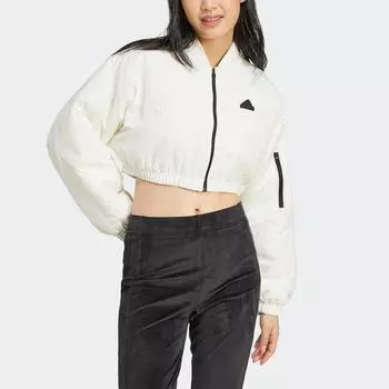 Adidas Куртка-бомбер City Escape Padded W Off White AXS