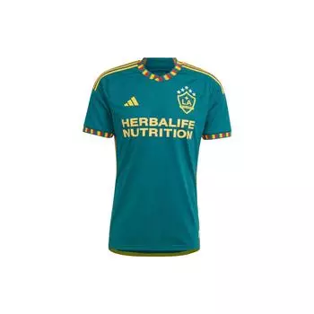 Adidas La Galaxy 23/24 Away аутентичная майка Mystery Green/Team College Gold мужская уличная одежда HI1875 XL