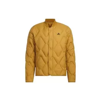 Adidas Легкий пуховик с длинными рукавами Верхняя одежда унисекс Желтый IX7085 XXXS