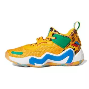 Adidas LEGO x Дон. Выпуск №3 Детские кроссовки Big Kid Minifig Желтый Core-Черный Зеленый GZ5512 36