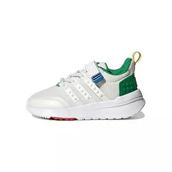 Adidas LEGO x Racer TR21 I Бело-зеленые детские кроссовки Core-White HQ1320 23