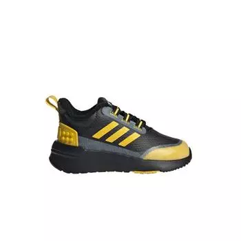Adidas LEGO x Racer TR I Black Equipment Желтые детские кроссовки Core-Black Reflective GW6420 25