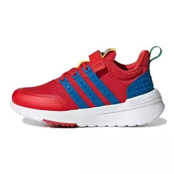 Adidas LEGO x Racer TR J Red Shock Blue Детские кроссовки Cloud-White GX3183 28.5