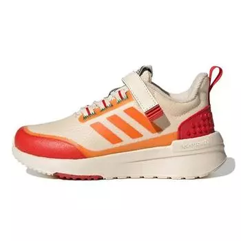 Adidas LEGO x Racer TR Little Kid Ecru Tint Bahia Orange Детские кроссовки Кремово-красный GW4000 30