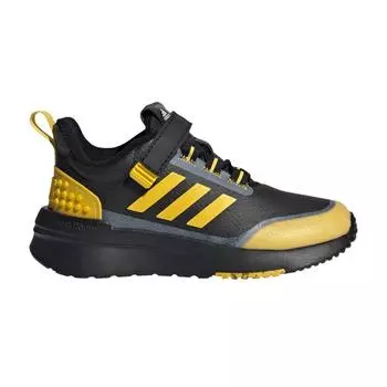 Adidas LEGO x Racer TR Little Kid Black Equipment Желтые детские кроссовки Core-Black Reflective GW4002 28