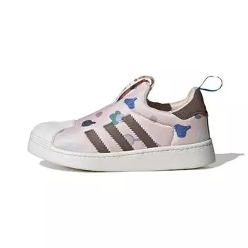 Adidas LEGO x Superstar 360 C Allover Print — Детские кроссовки Wonder Quartz Pink Earth-Strata Blue-Royal IF2168 34