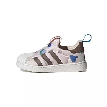 adidas LEGO x Superstar 360 I Allover Print — Детские кроссовки Wonder Quartz Pink Earth-Strata Blue-Royal IF2169