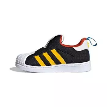 Adidas LEGO x Superstar 360 Infant Black Green Детские кроссовки Core-Black Cloud-White FX4924 21