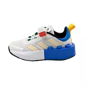Adidas LEGO x Tech Runner EL Little Kid Black Red Детские кроссовки Core-Black Cloud-White HP5878 38
