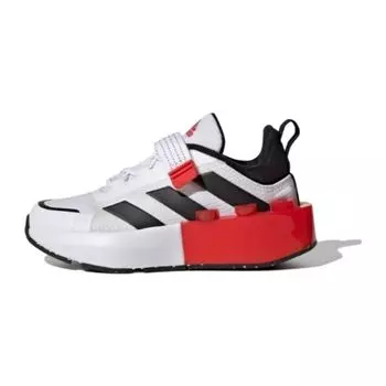 Adidas LEGO x Tech Runner Little Kid White Black Red Детские кроссовки Cloud-White Core-Black ID9530 30