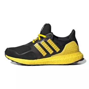 Adidas LEGO x UltraBoost DNA J Color Pack — желтые детские кроссовки Black Core-Black GX2548 39