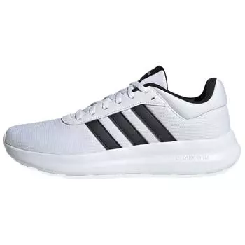 Adidas Lite Racer 4.0 белые черные мужские кроссовки Cloud-White Core-Black IH5423 40